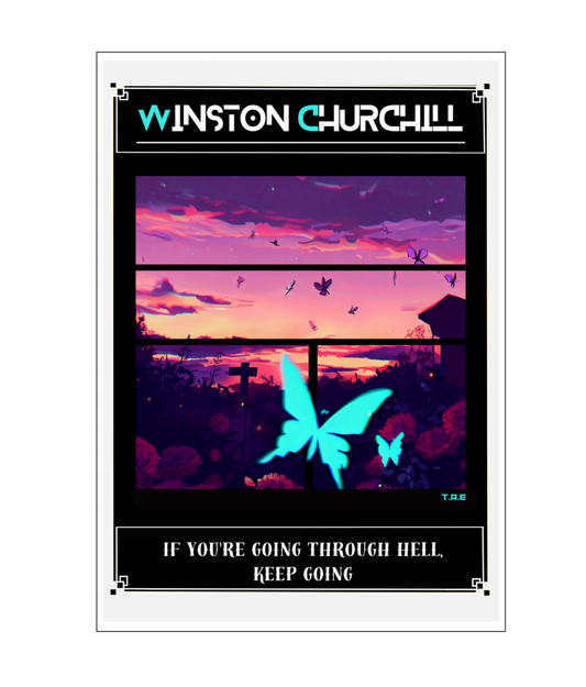 Art Print - Lustre - Winston Churchill