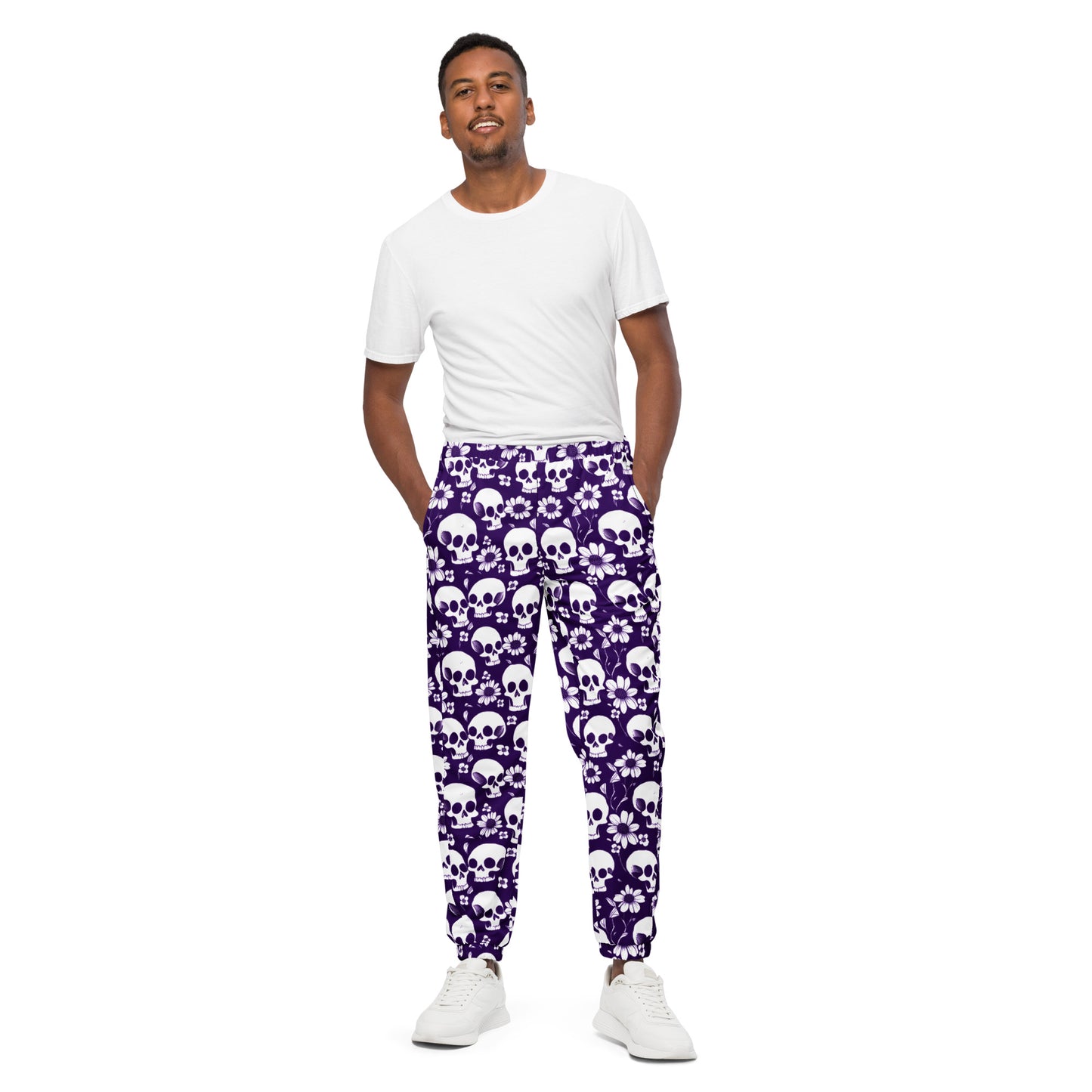 Unisex Track Pants - Memento Mori (Purple)