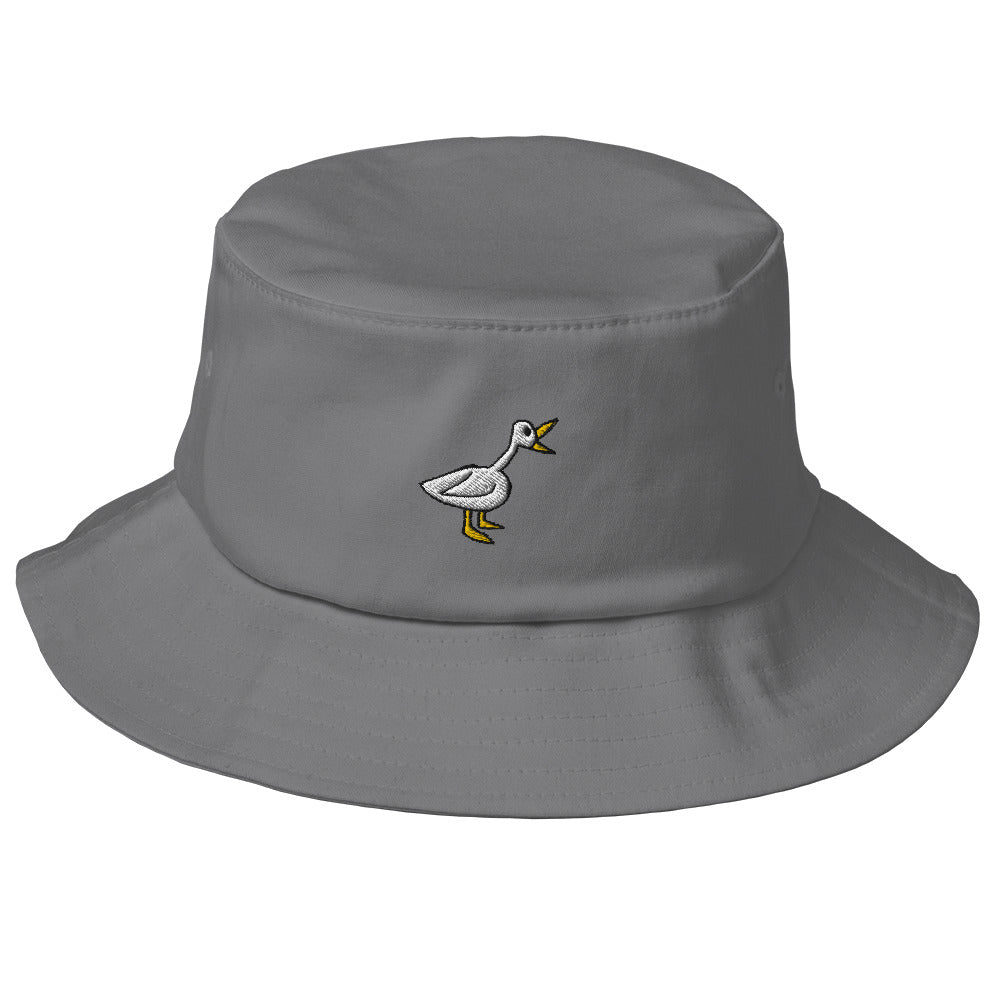 Old School Bucket Hat - Swan