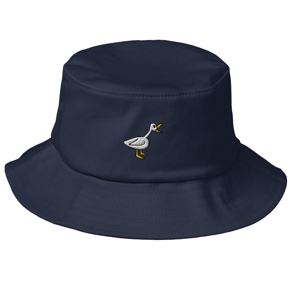 Old School Bucket Hat - Swan