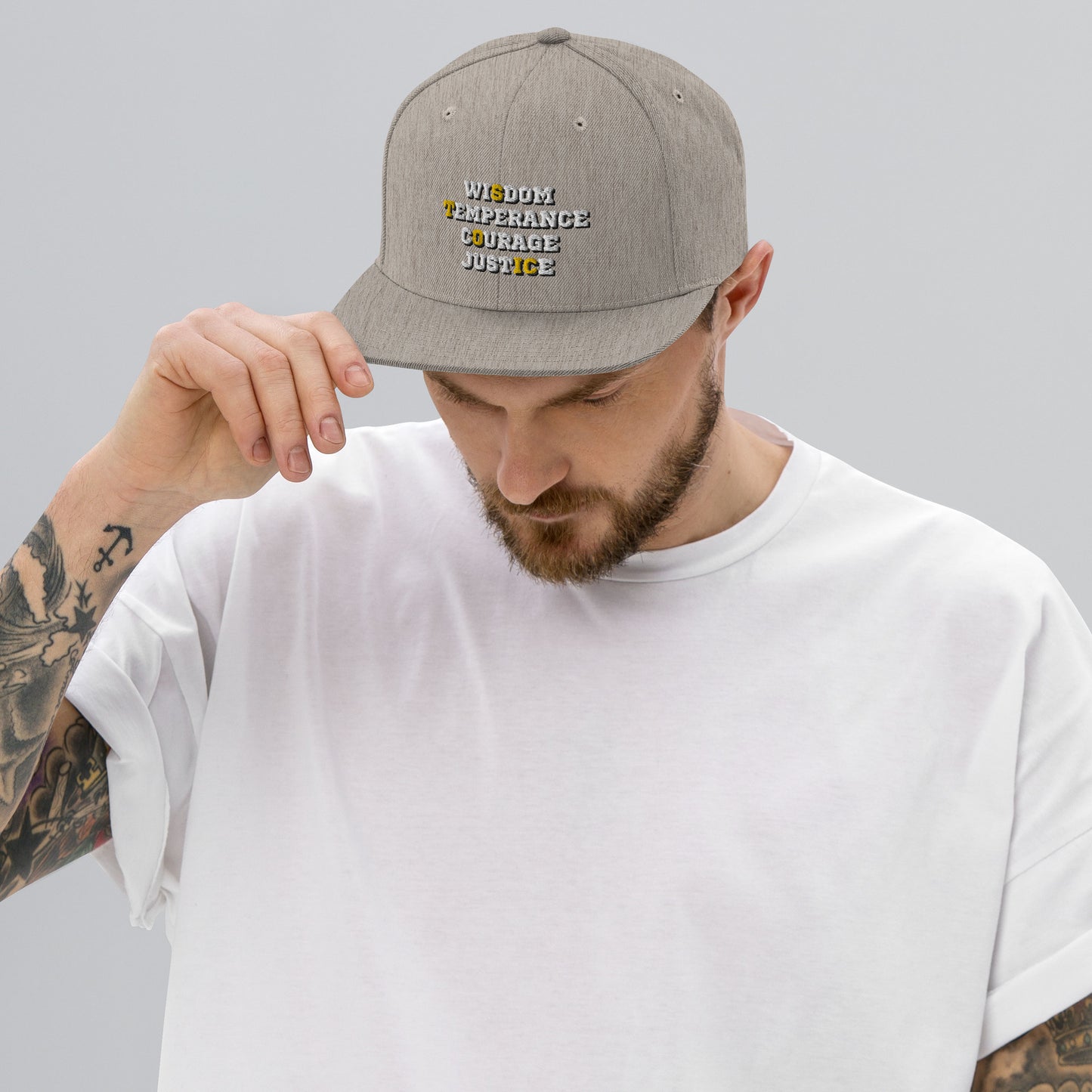 Snapback Hat - Stoic Virtues