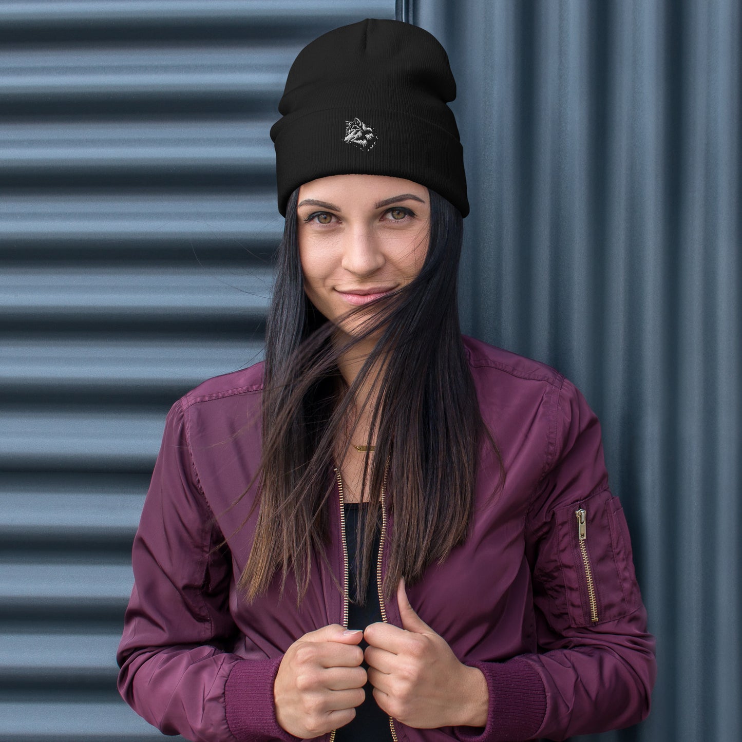 Embroidered Beanie - Temperance