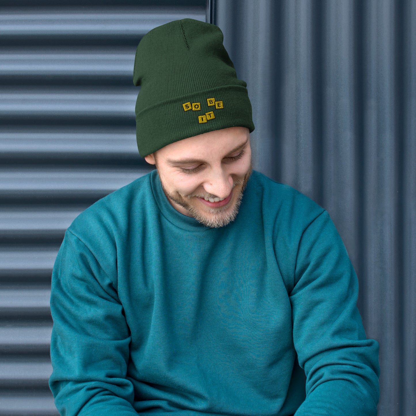 Embroidered Beanie - So Be It
