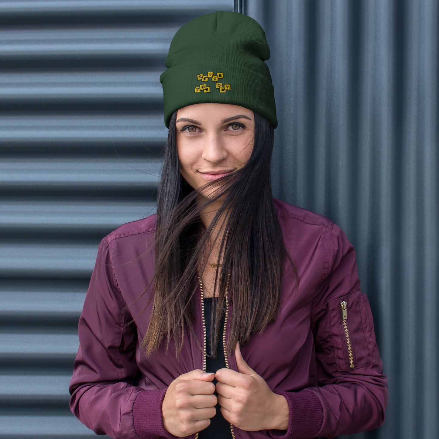 Embroidered Beanie - Seize The Day