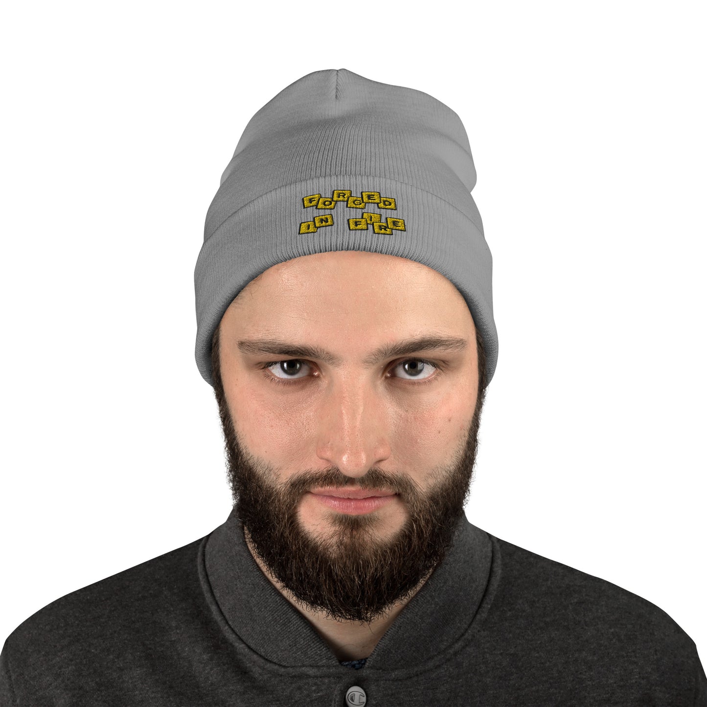 Embroidered Beanie - Forged In Fire