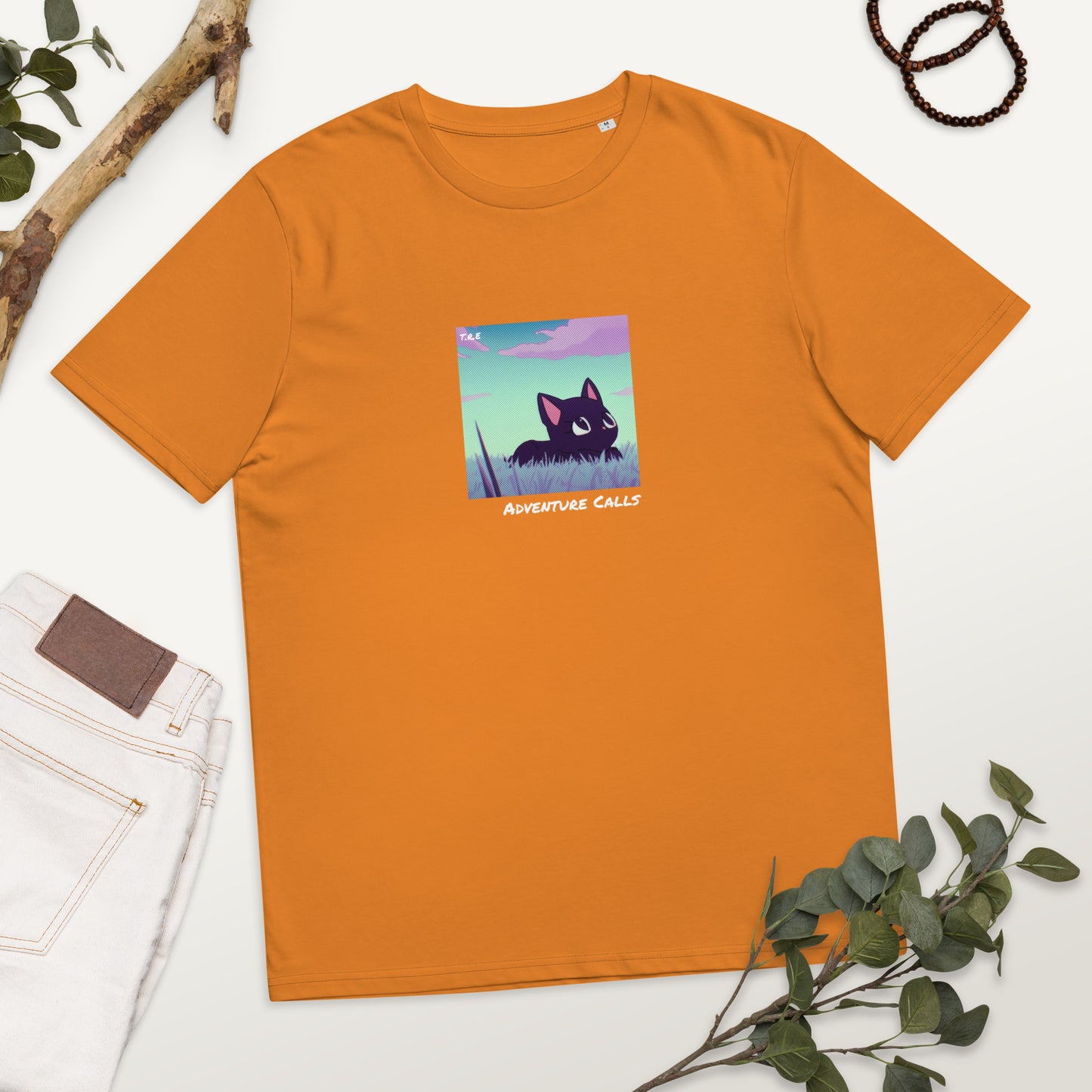 Unisex Organic Cotton T-Shirt - Adventure Calls