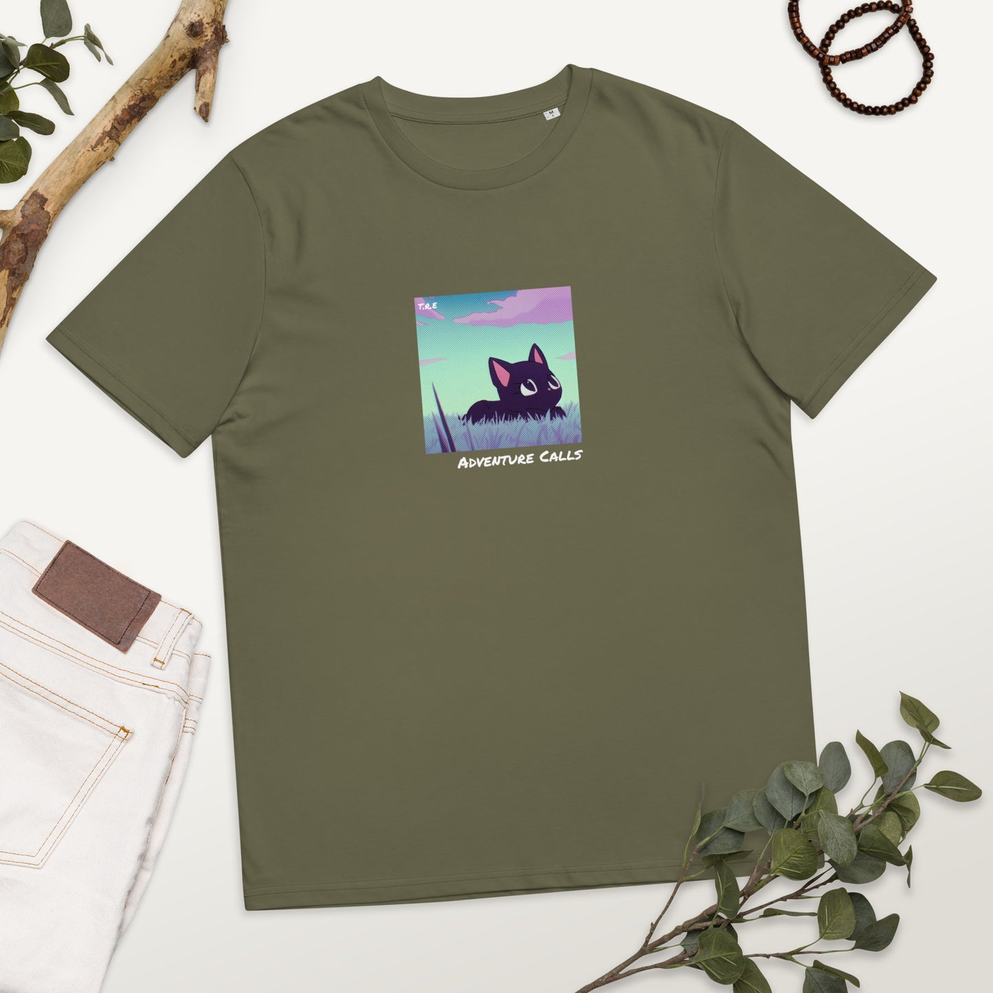 Unisex Organic Cotton T-Shirt - Adventure Calls