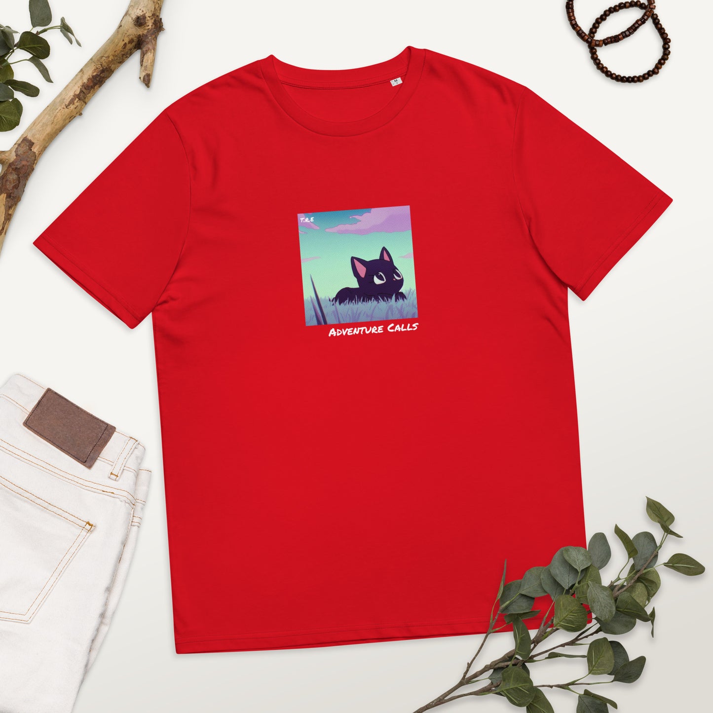 Unisex Organic Cotton T-Shirt - Adventure Calls