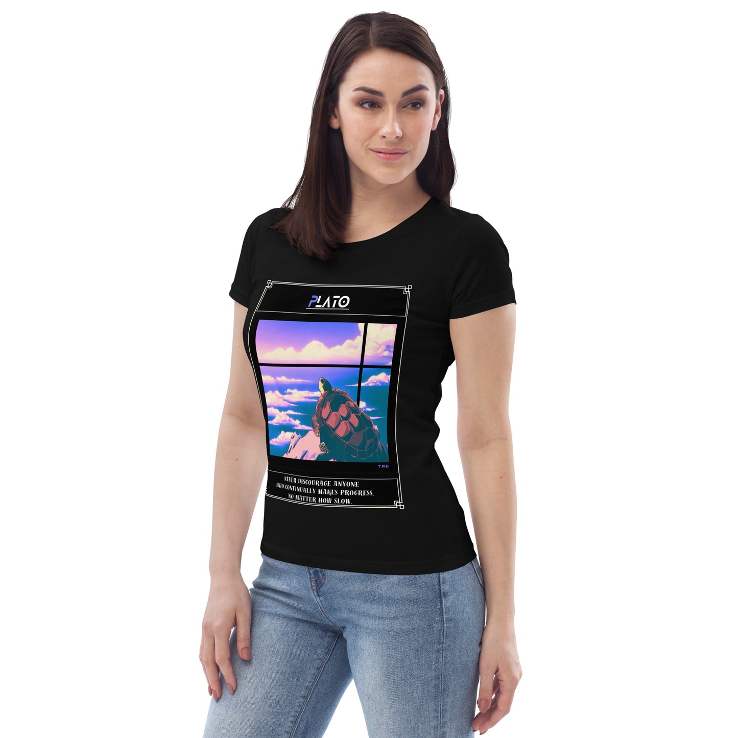 Women's Premium T-Shirt - Plato