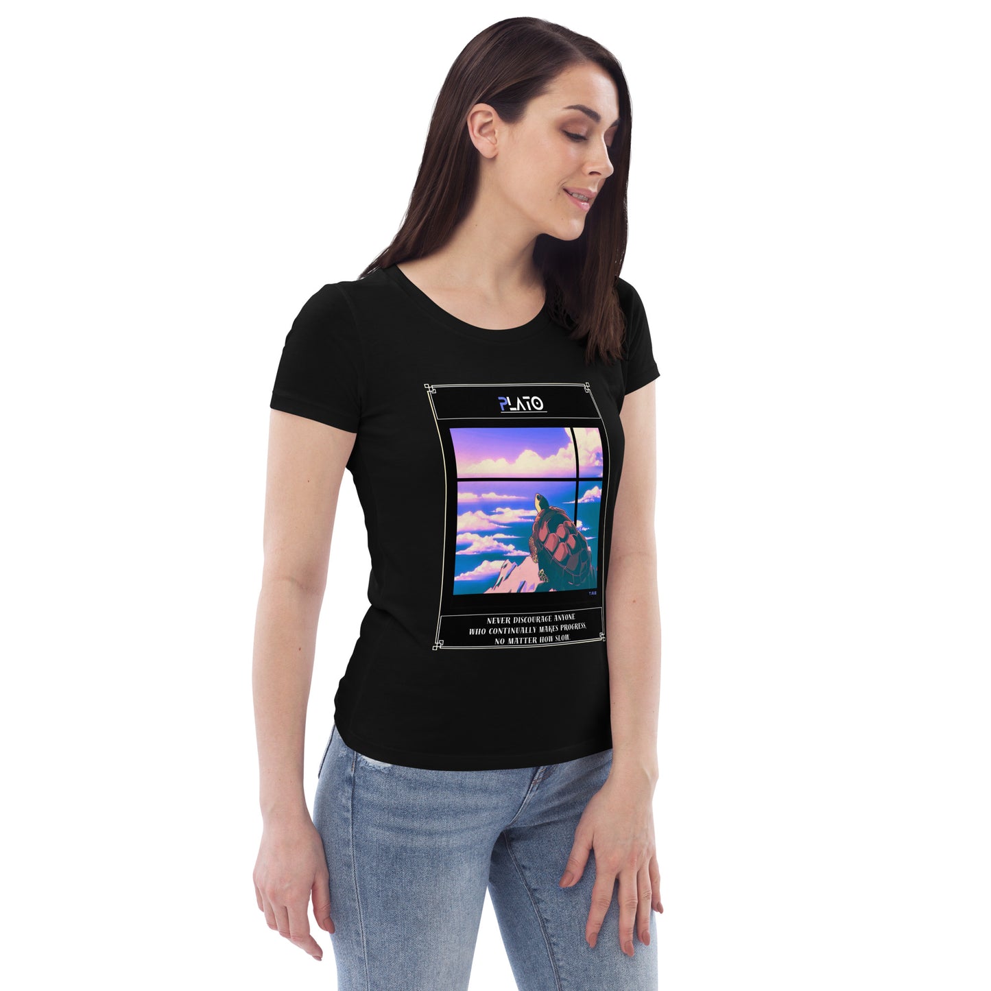 Women's Premium T-Shirt - Plato