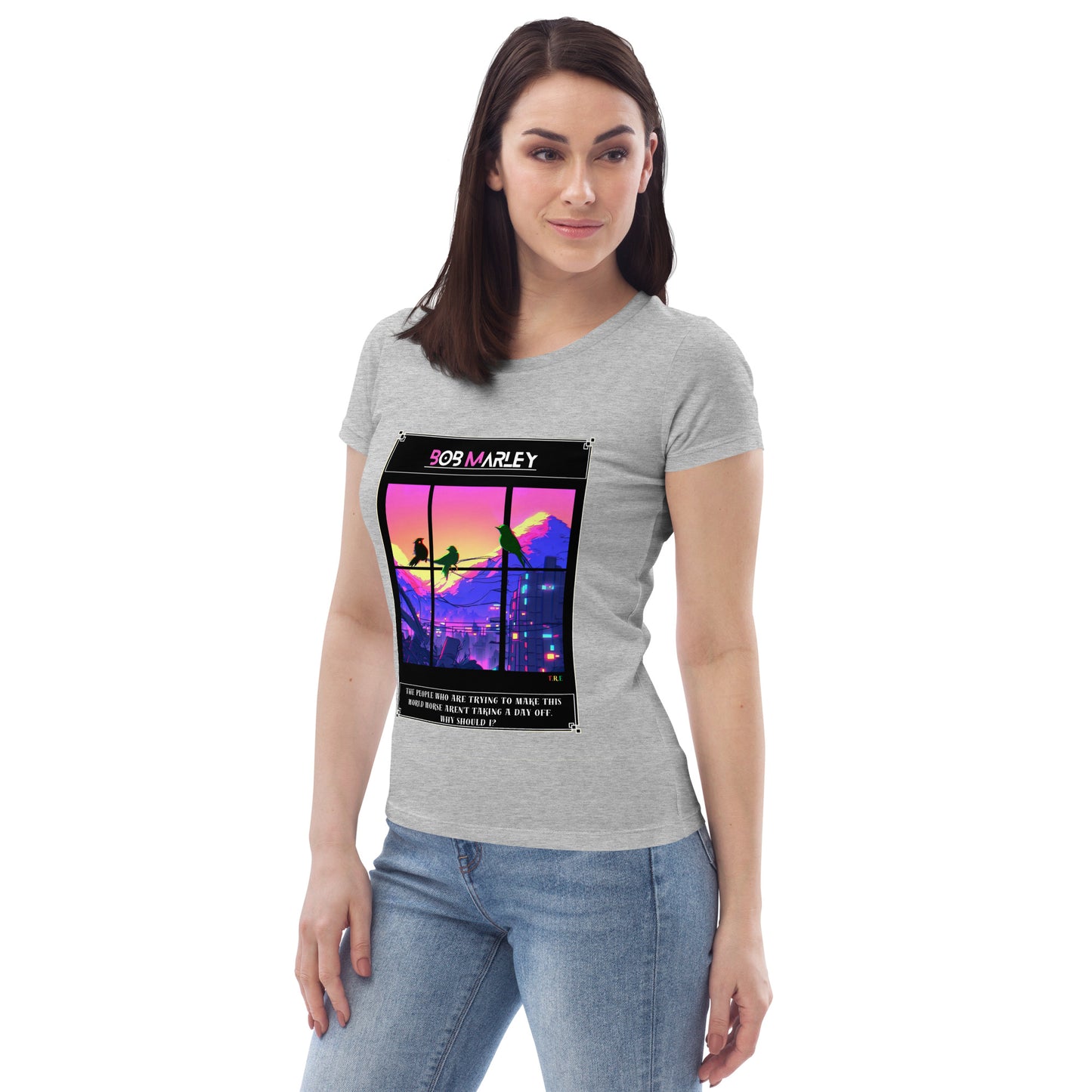 Women'sPremium T-Shirt - Bob Marley